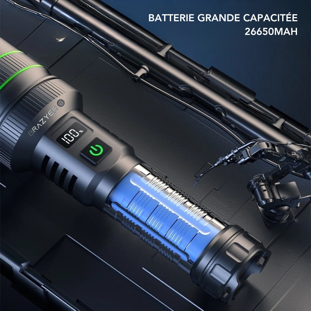 LAMPE TORCHE LED Ultra Puissante De Poche Rechargeable USB Tactique Camping XPE EUR 3,99