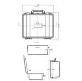 dimensions valise rangement standard brazyer