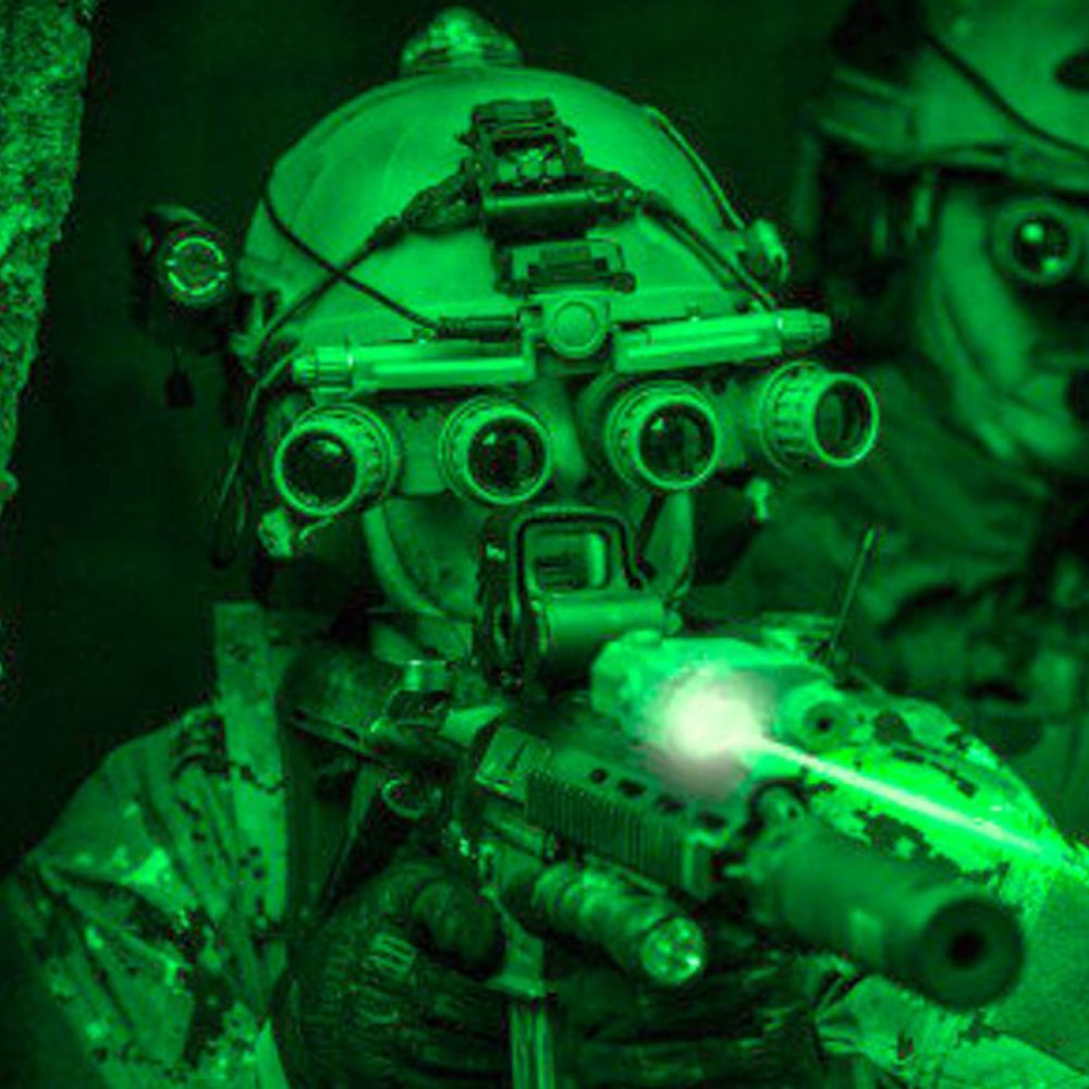 casque tactique militaire vision nocturne infrarouge vision verte