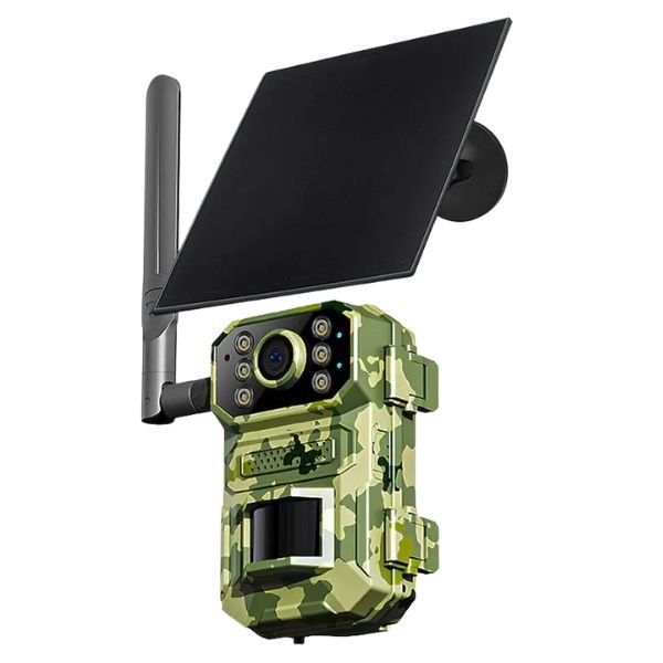 Caméra de chasse solaire CAMPARK - Double objectif 60MP 4K UHD - Vision nocturne 20m - Bluetooth/WIFI/APP - IP66 - Appareil Photo Caméra de chasse solaire CAMPARK - Double objectif 60MP 4K UHD - Vision nocturne 20m - Bluetooth/WIFI/APP - IP66 - Appareil Photo