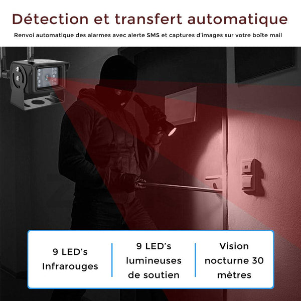 Caméra Infrarouge 4G IP 1080P ZILNK - Brazyer Vision Nocturne