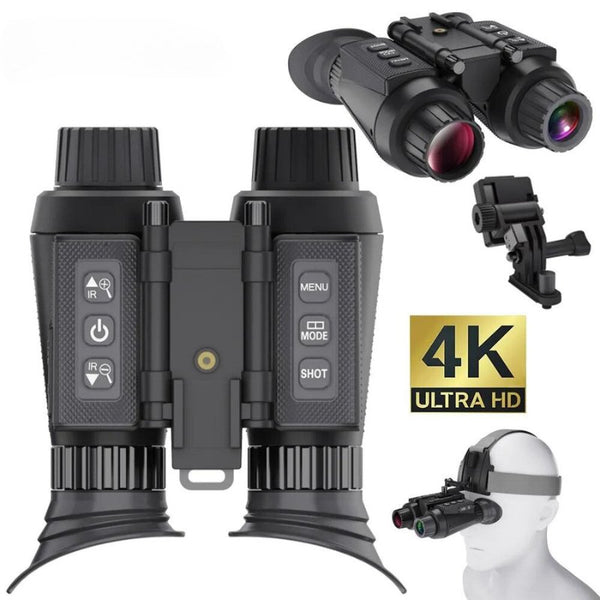 Jumelles infrarouge vision nocturne professionnel 4K NV8300 - Brazyer Vision Nocturne