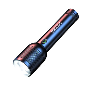 Lampe Torche Puissante Longue Portée Philips – 3200 Lumens, Étanche, Zoom Télescopique - Brazyer Vision Nocturne