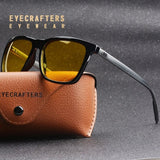 Lunettes de Conduite Nocturne pour Homme Polarisées | EYECRAFTERS | UV400 - Brazyer Vision Nocturne