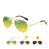 Lunettes de Soleil Photochromiques LIOUMO - Protection UV400, Verres Polarisants et Adaptatifs - Brazyer Vision Nocturne