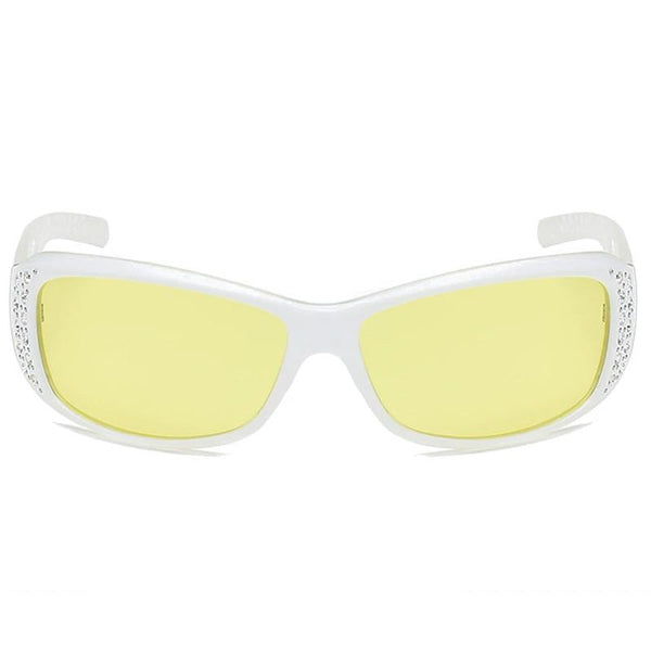 Lunettes lentilles jaunes anti - éblouissements pour femmes COSYSUN - Brazyer Vision Nocturne