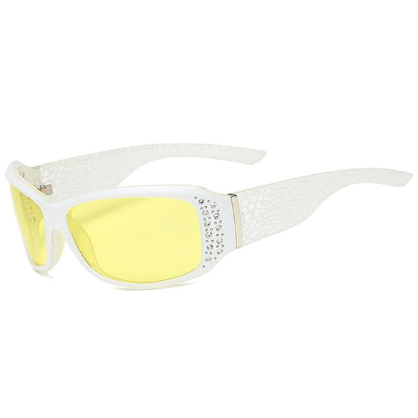 Lunettes lentilles jaunes anti - éblouissements pour femmes COSYSUN - Brazyer Vision Nocturne