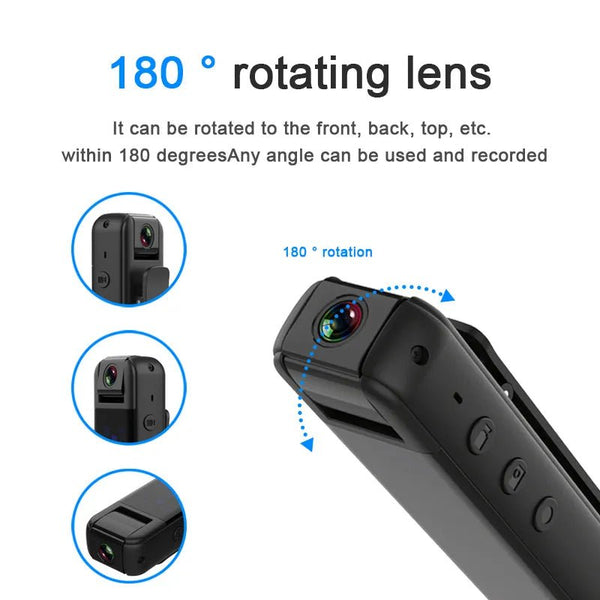 Mini Caméra Espion WiFi 1080P Vemfay - Détection Mouvement Vision Nocturne Interphone