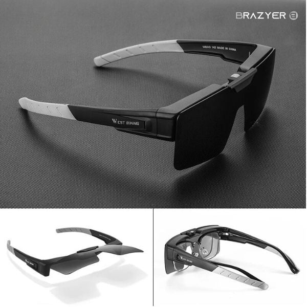 Surlunettes Solaires Clip Photochromique | Sport et Protection - Brazyer Vision Nocturne