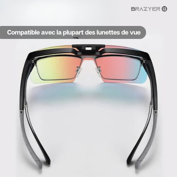 Surlunettes Solaires Clip Photochromique | Sport et Protection - Brazyer Vision Nocturne