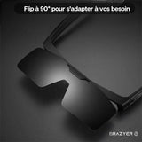 Surlunettes Solaires Clip Photochromique | Sport et Protection - Brazyer Vision Nocturne