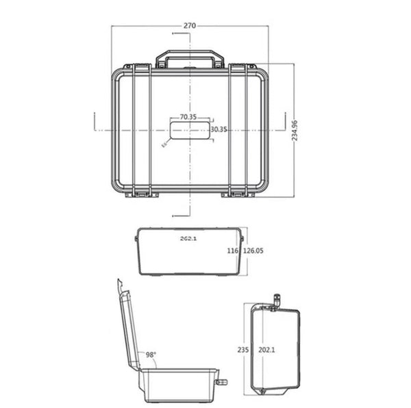 Valise de Rangement Sécurisée Jumelles et Caméras Brazyer - Brazyer Vision Nocturne