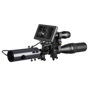 Mire telescopique Caméra de Vision Nocturne numérique monoculaire pour Une  obscurité Totale, Lunette de visée Infrarouge de Chasse à Vision Nocturne  HD 720p（noir）-BISBISOUS