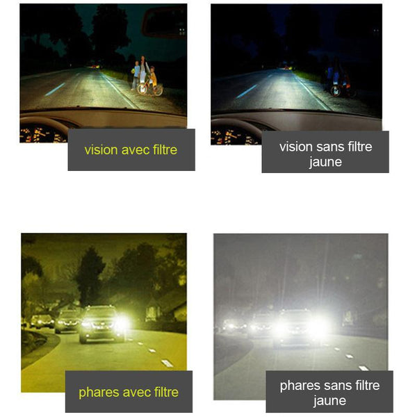 Lunettes conduite nuit anti-éblouissements photochromiques