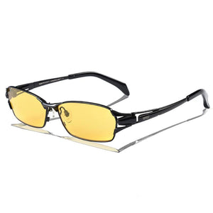 Grand clip lunettes de conduite de nuit surlunettes polarisees jaunes Kyk